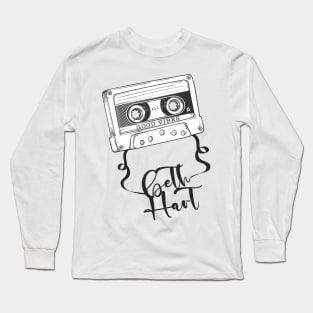 Good Vibes Beth Hart // Retro Ribbon Cassette Long Sleeve T-Shirt